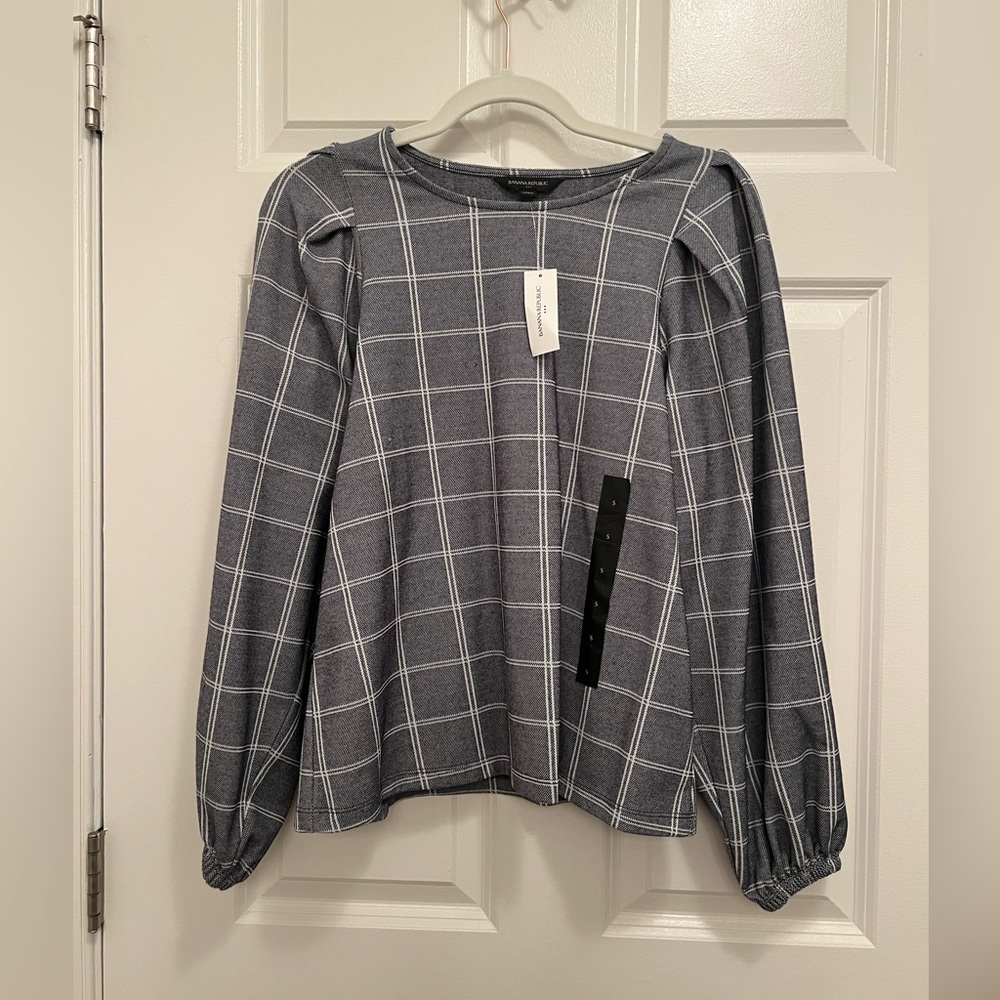 NWT Banana Republic Plaid Shirt - Picture 2 of 3